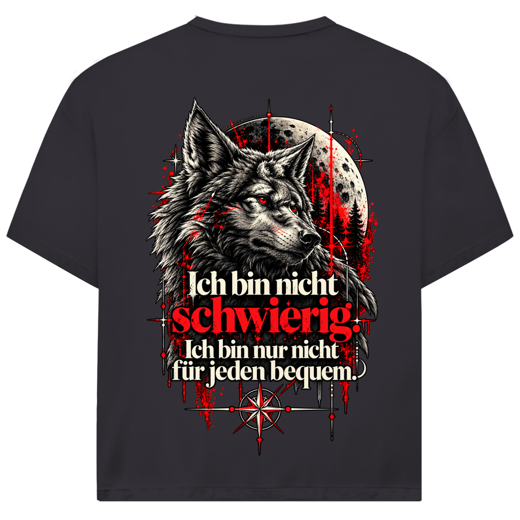 Jack and Jones Oversize T-Shirt Ich bin nicht schwierig