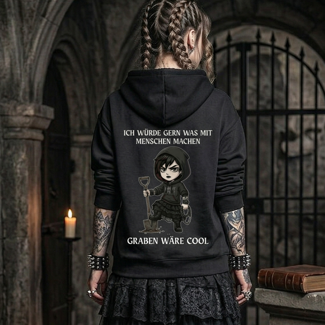 Was mit Menschen machen | Premium Hoodie unisex