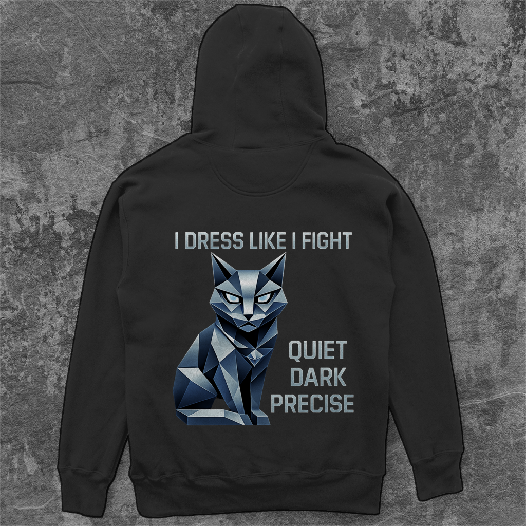 Unisex Oversize Hoodie | Quiet dark Precise