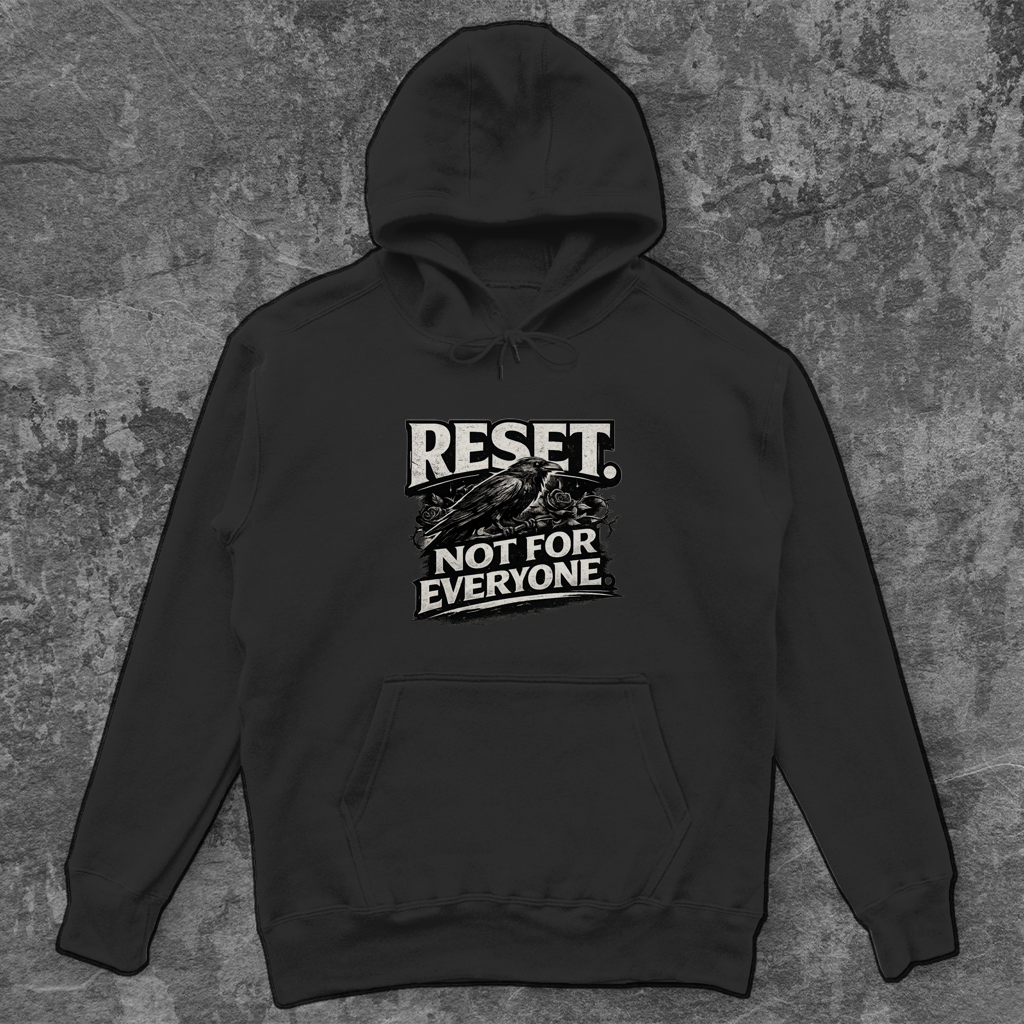 Unisex Oversize Hoodie | RESET NOT FOR EVERYONE