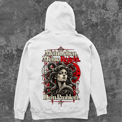 Unisex Oversize Hoodie | Mein Leben. Meine Regeln.