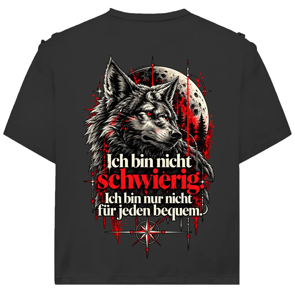 Jack and Jones Oversize T-Shirt Ich bin nicht schwierig