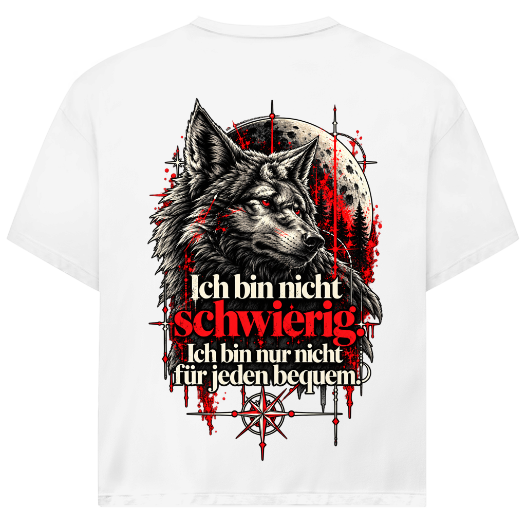 Jack and Jones Oversize T-Shirt Ich bin nicht schwierig