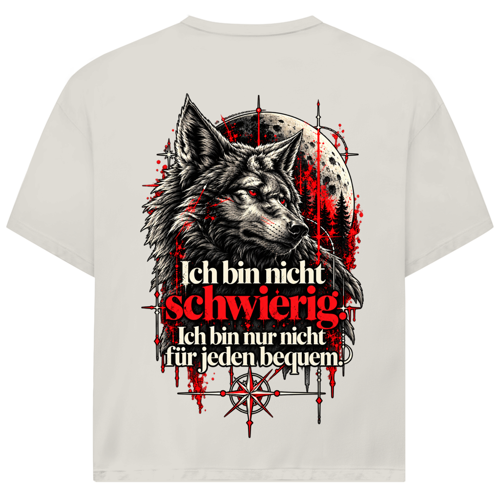 Jack and Jones Oversize T-Shirt Ich bin nicht schwierig
