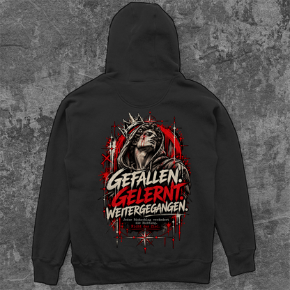 Unisex Oversize Hoodie| Gefallen.Gelernt.Weitergegangen.