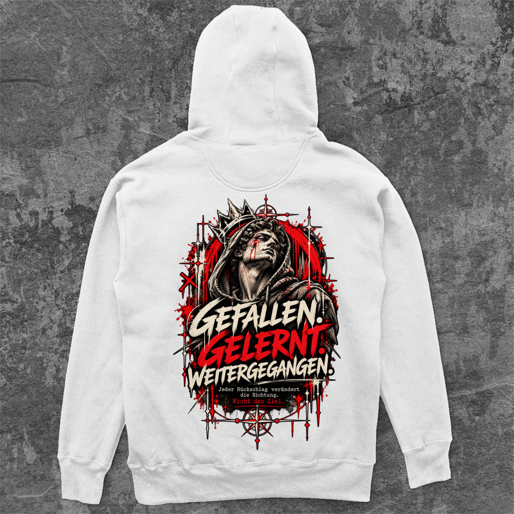 Unisex Oversize Hoodie| Gefallen.Gelernt.Weitergegangen.