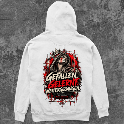 Unisex Oversize Hoodie| Gefallen.Gelernt.Weitergegangen.