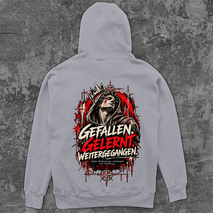 Unisex Oversize Hoodie| Gefallen.Gelernt.Weitergegangen.