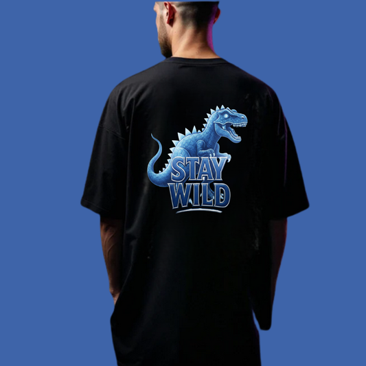 STAY WILD - Backprint | Oversized Shirt