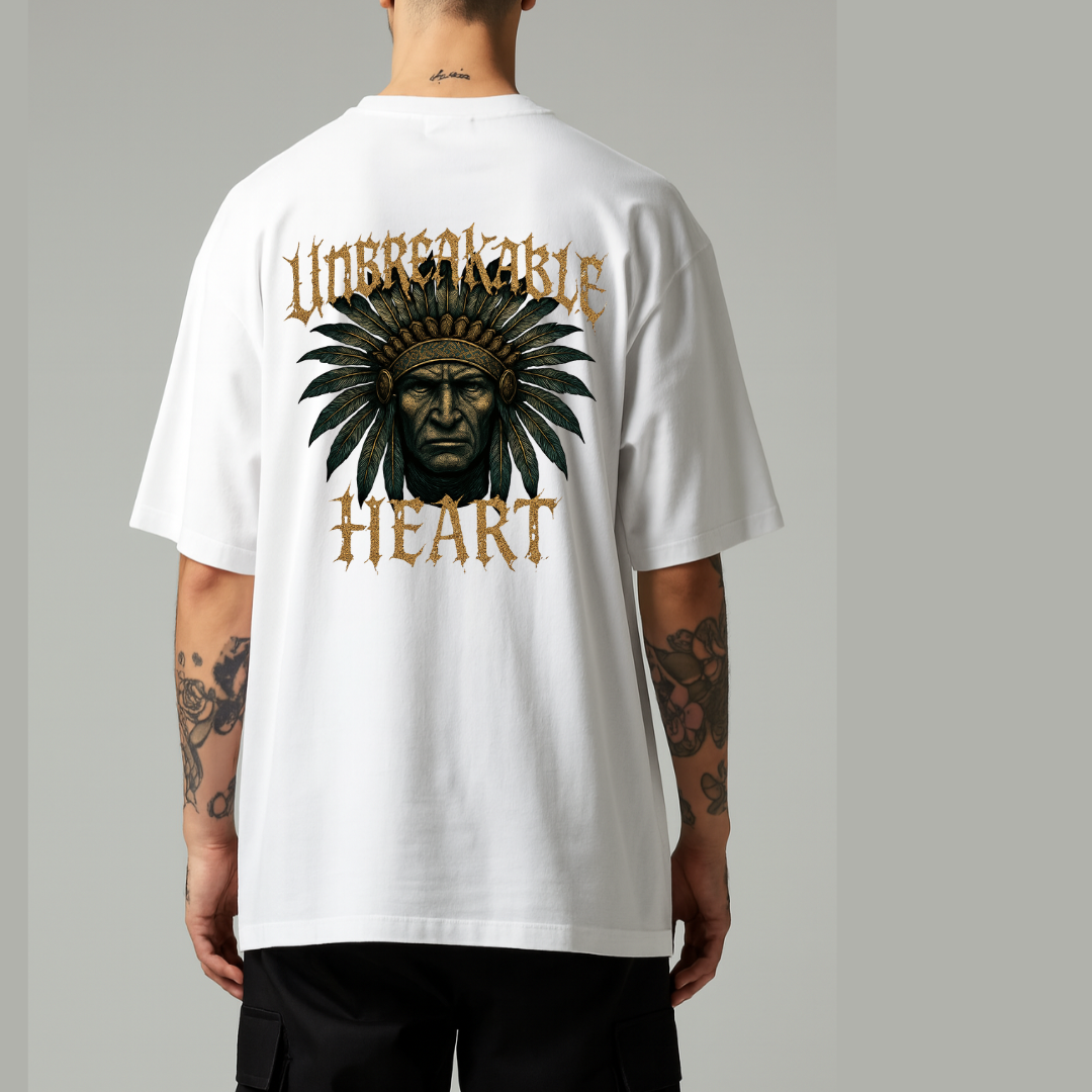 UNBREAKABLE HEART - Backprint | Oversized Shirt