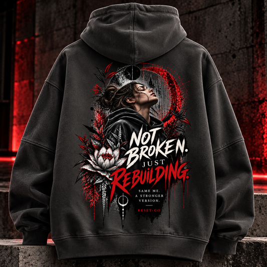 Unisex Oversize Hoodie | NOT BROKEN
