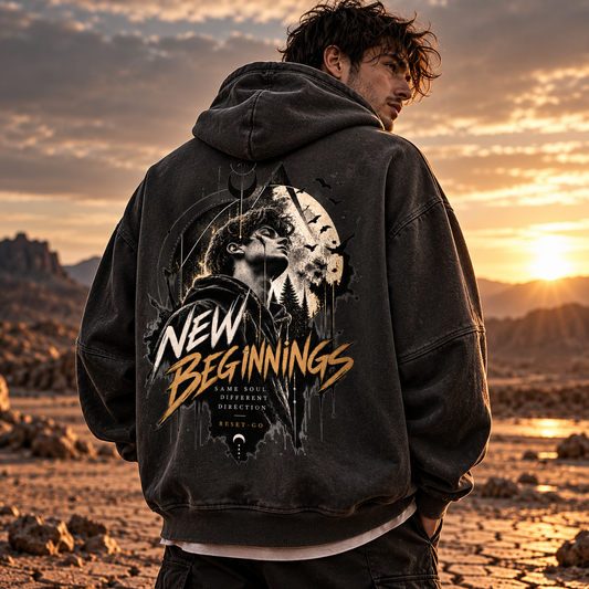 Unisex Oversize Hoodie | NEW BEGINNINGS
