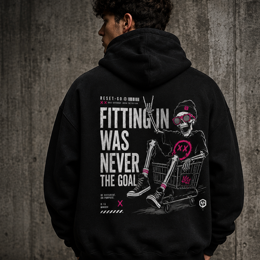 Unisex Oversize Hoodie | NEVER THE GOAL