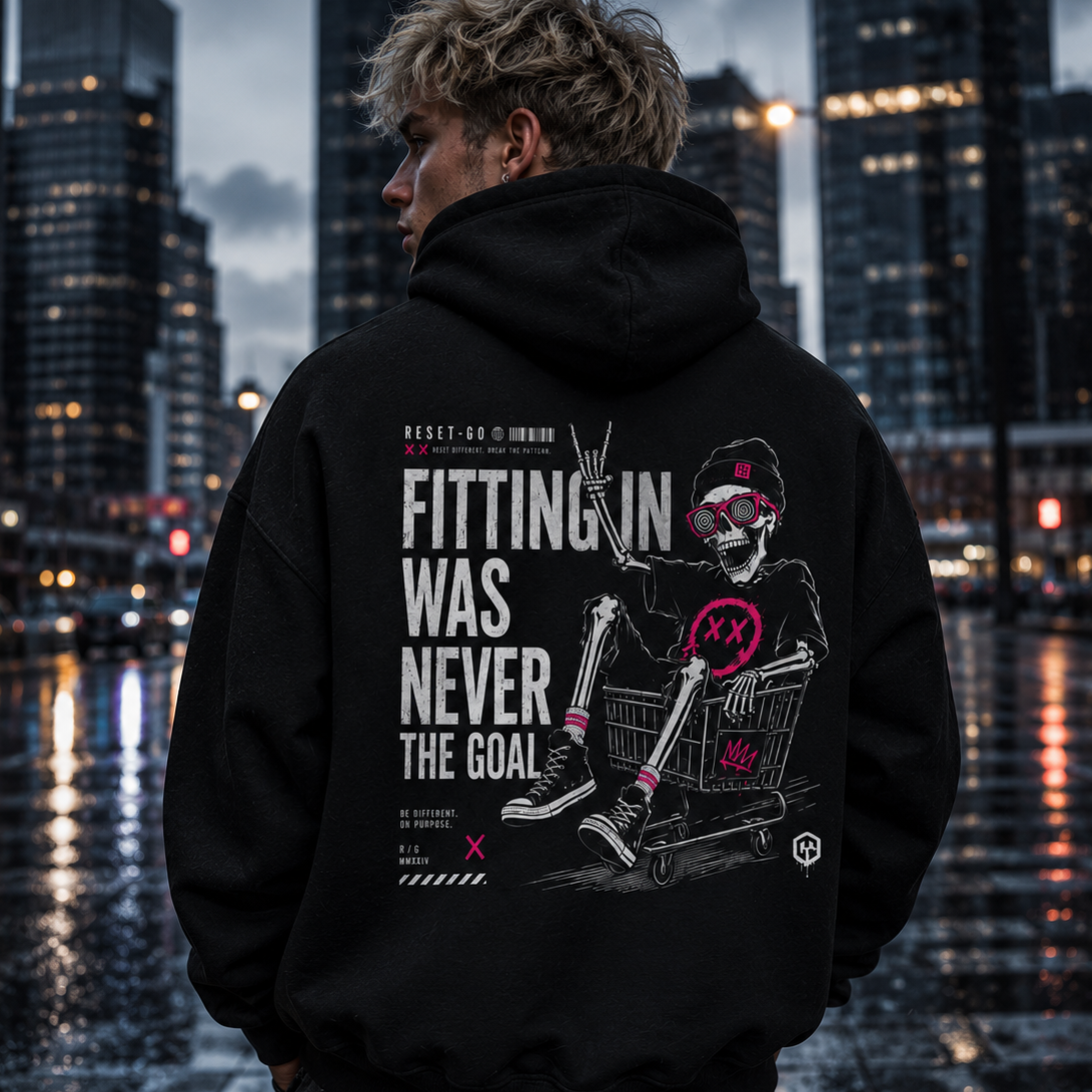 Unisex Oversize Hoodie | NEVER THE GOAL