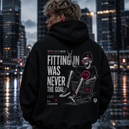 Unisex Oversize Hoodie | NEVER THE GOAL
