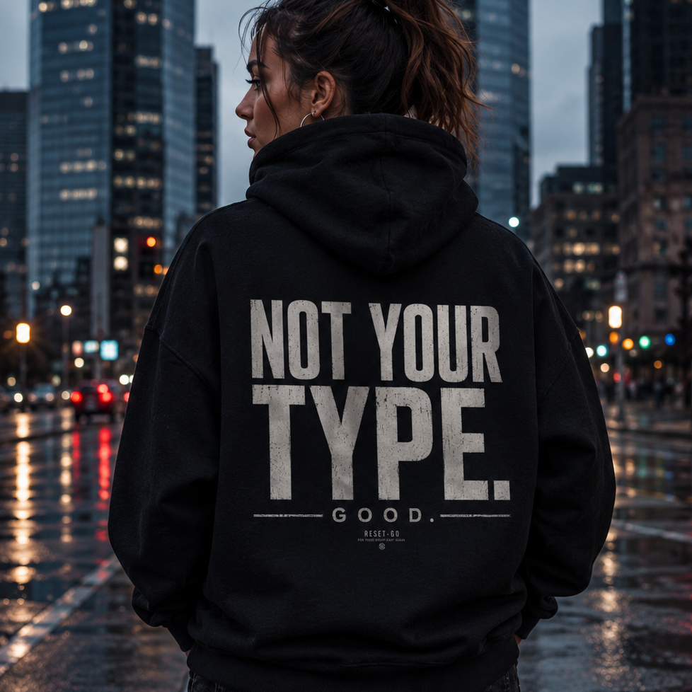 Unisex Oversize Hoodie | NOT YOUR TYPE