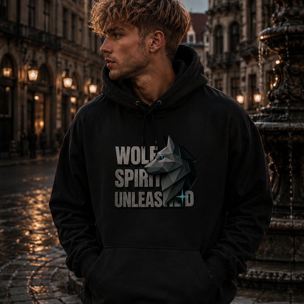 Unisex Oversize Hoodie |  Wolf Spirit