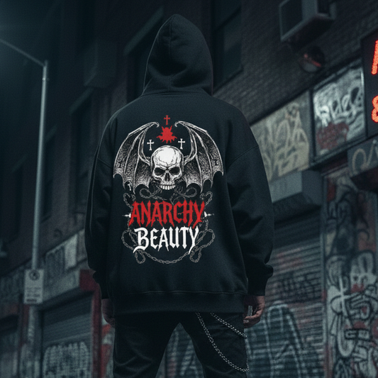 Anarchy Beauty - Backprint |  Oversized Hoodie