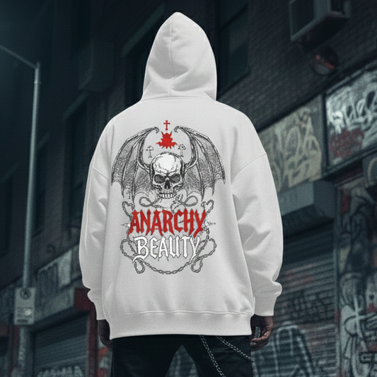 Anarchy Beauty - Backprint |  Oversized Hoodie