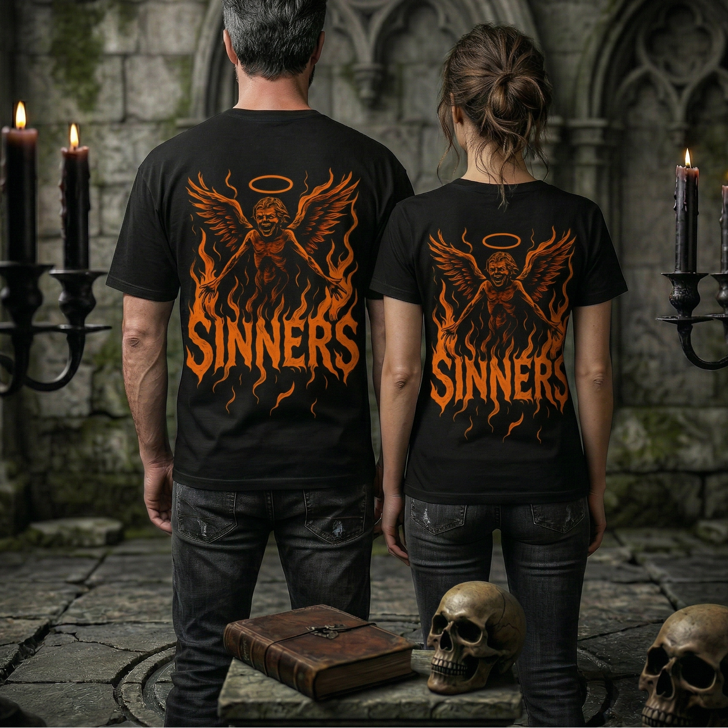 Sinners - Backprint |  Premium T-Shirt