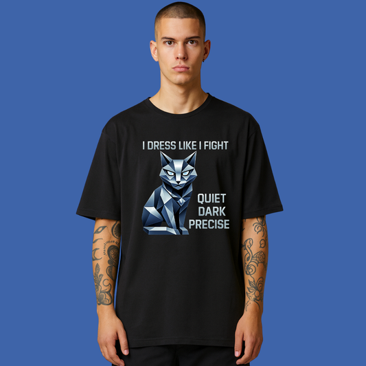 I DRESS LIKE FIGHT - Frontprint | Oversized Shirt