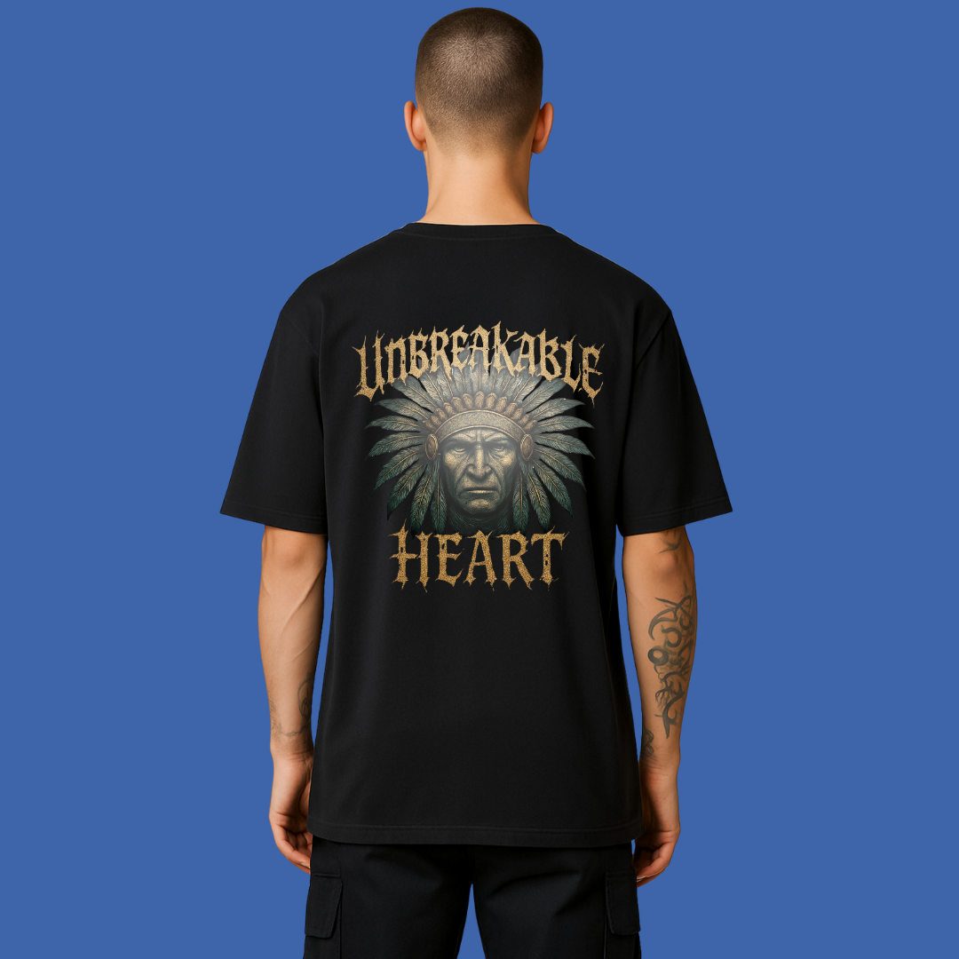 UNBREAKABLE HEART - Backprint | Oversized Shirt