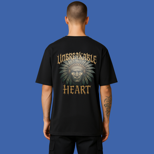 UNBREAKABLE HEART - Backprint | Oversized Shirt