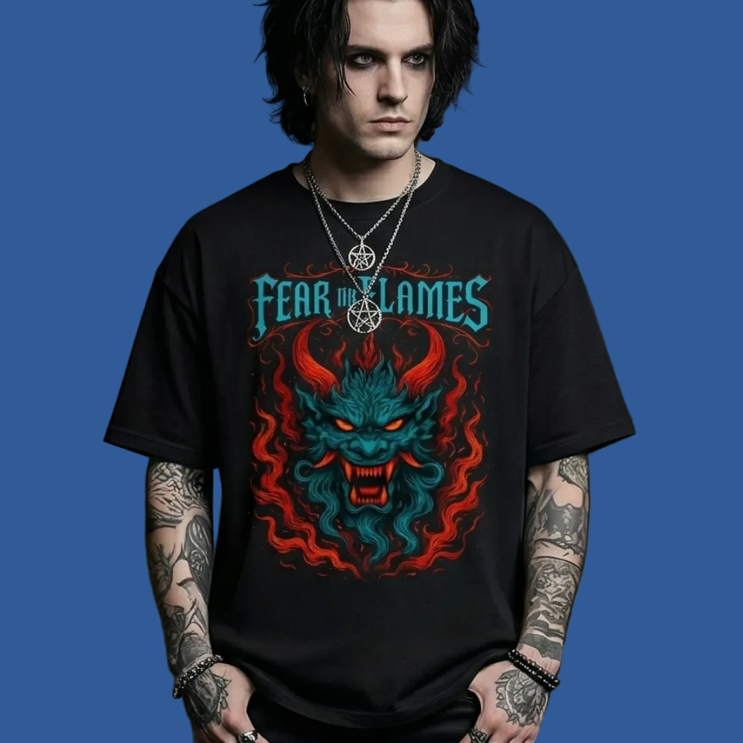 Fear Flames | VACANCY Oversized Shirt