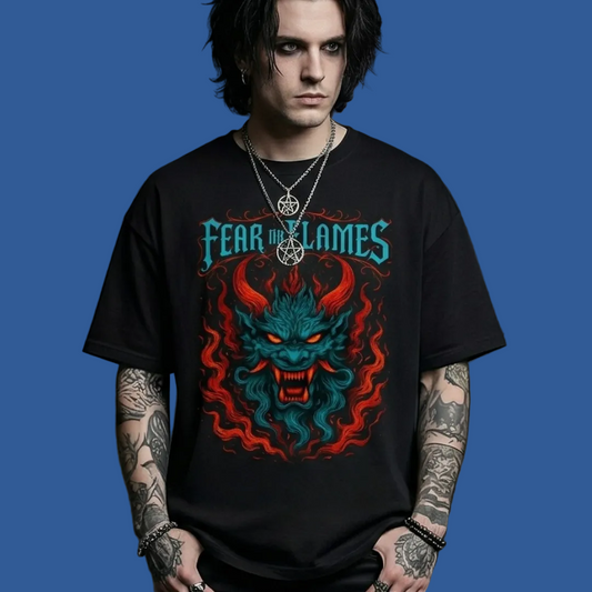 Fear Flames | VACANCY Oversized Shirt