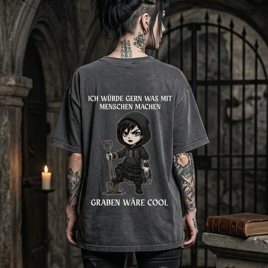 WAS MIT MENSCHEN - Backprint | Oversized Shirt