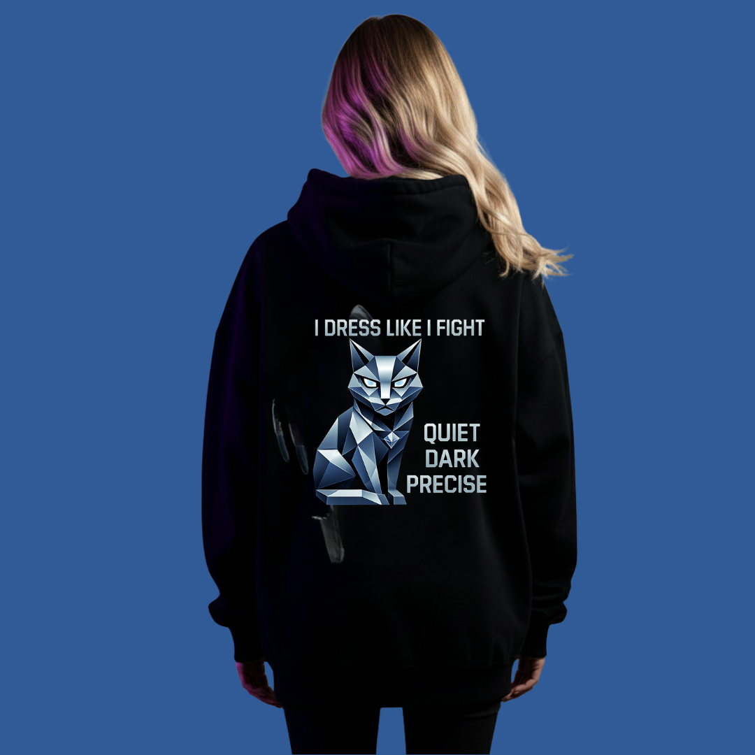 I DRESS LIKE FIGHT | Oversized Hoodie